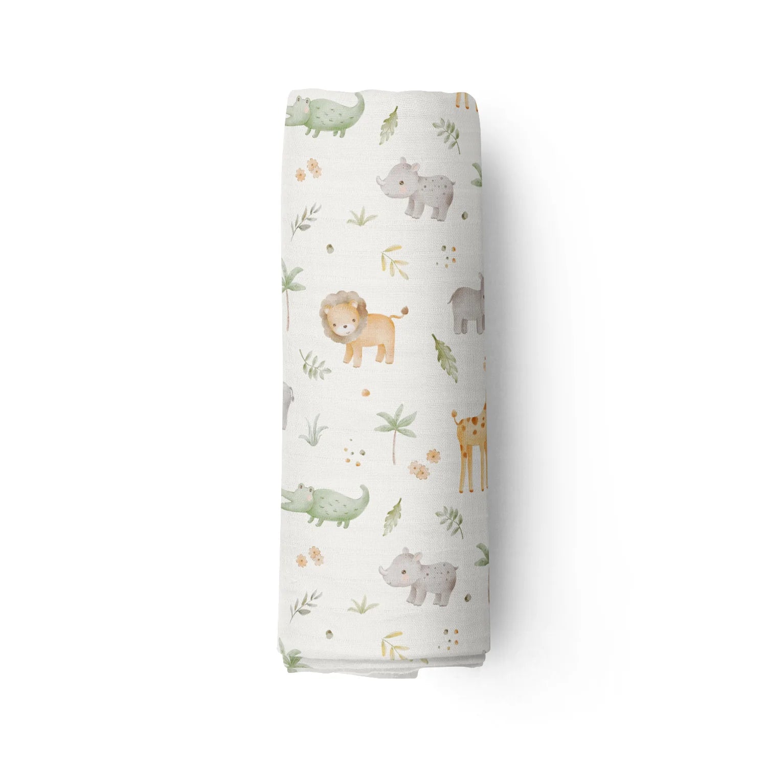 Couverture mousseline de bambou- Visite au zoo