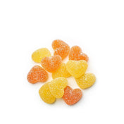 Bonbons - Cœurs à la pêche acidulés végétaliens