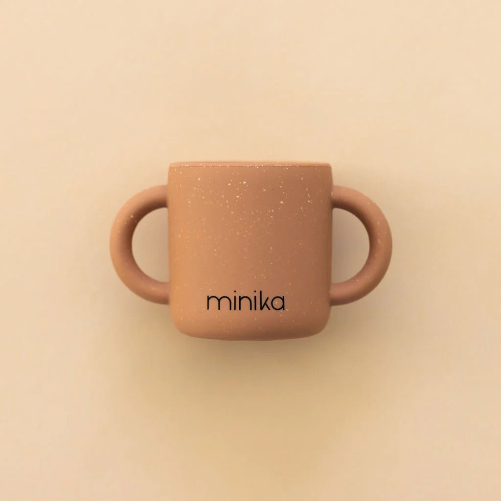 Tasse d'apprentissage avec poignées -  Almond
