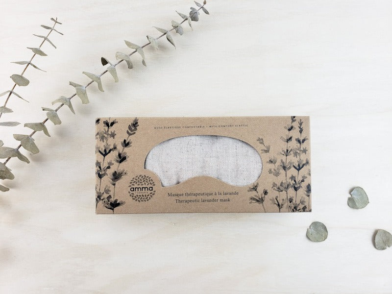 Masque thérapeutique à la lavande - Chanvre & coton bio sable