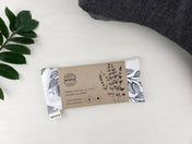 Repose-yeux avec housse lavable en coton - Laurier noir & blanc