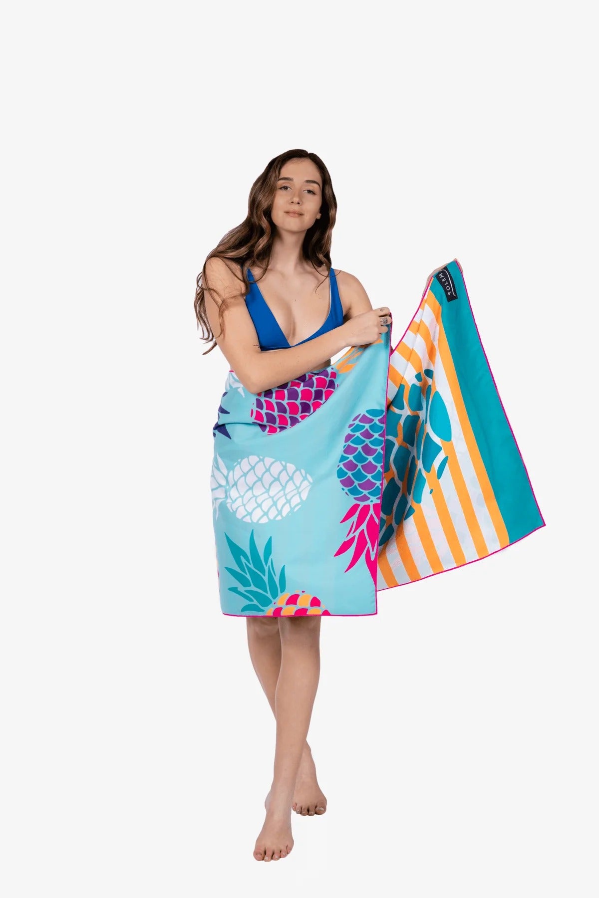 Serviette de plage XL - Les Ananas en folie