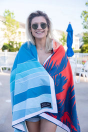 Serviette de plage - Azur XL