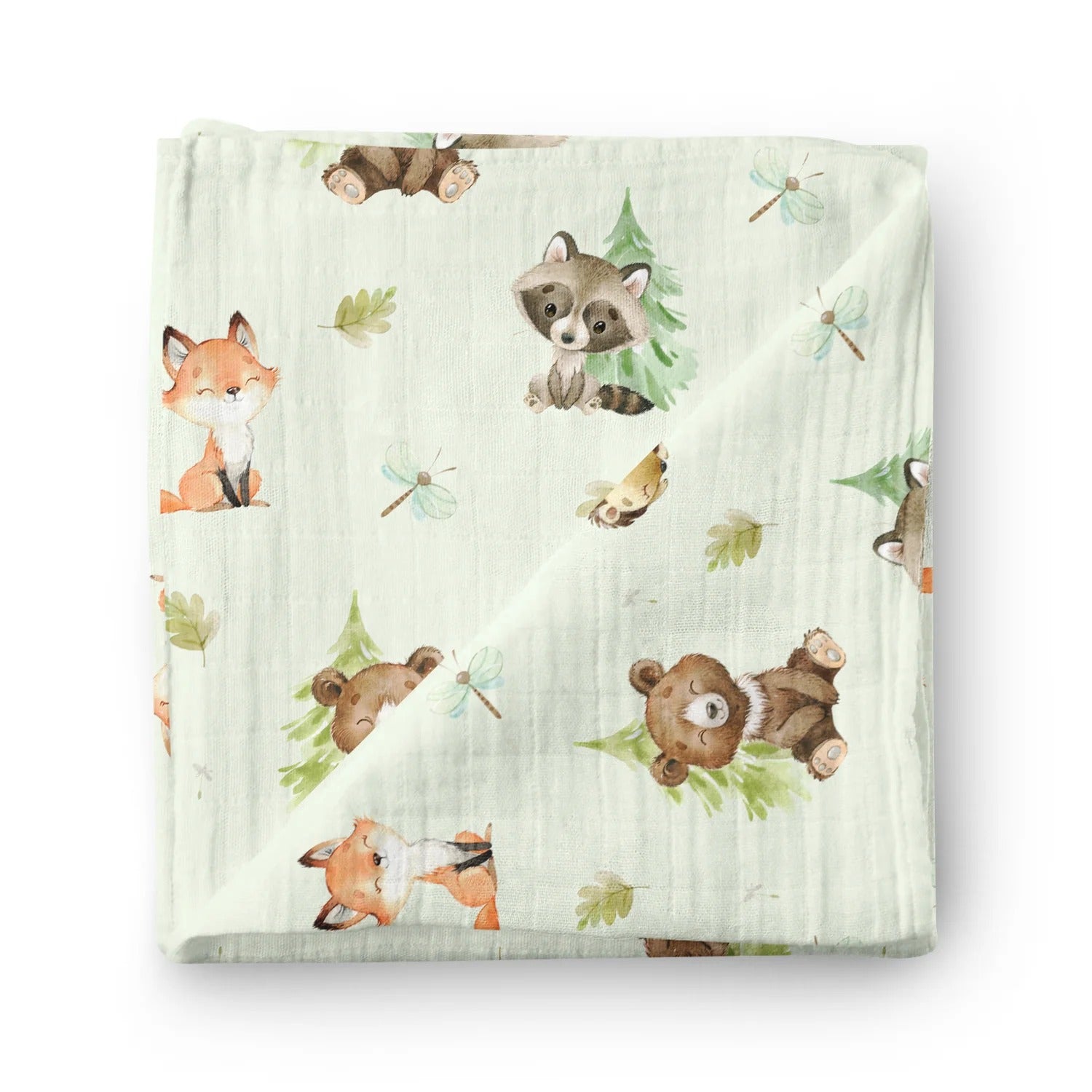 Couverture mousseline de bambou -Petits randonneurs