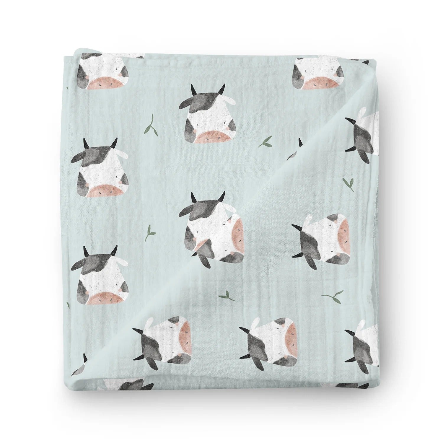 Couverture mousseline de bambou -P'tites vaches