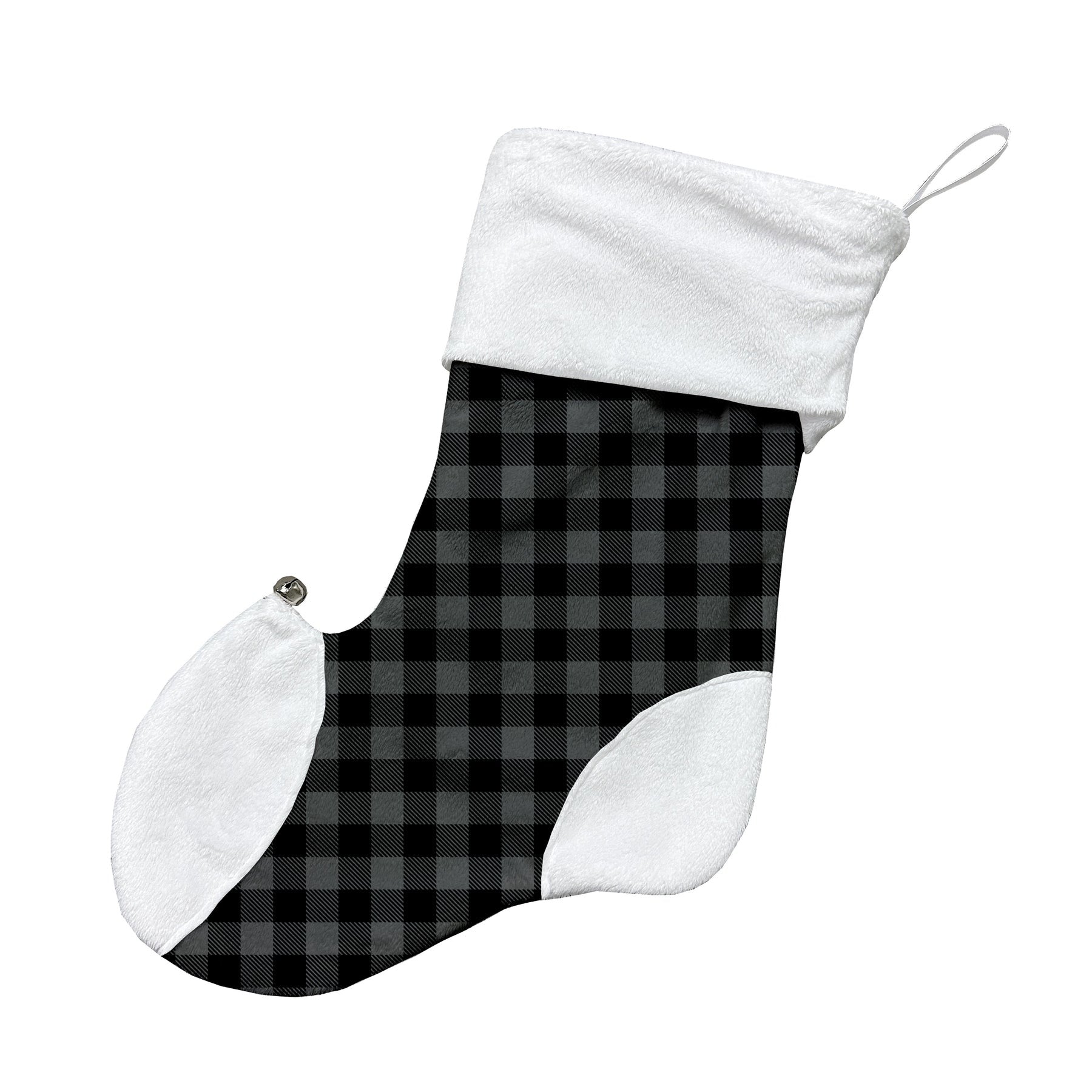 Bas de noël personnalisables - Lumberjack gris