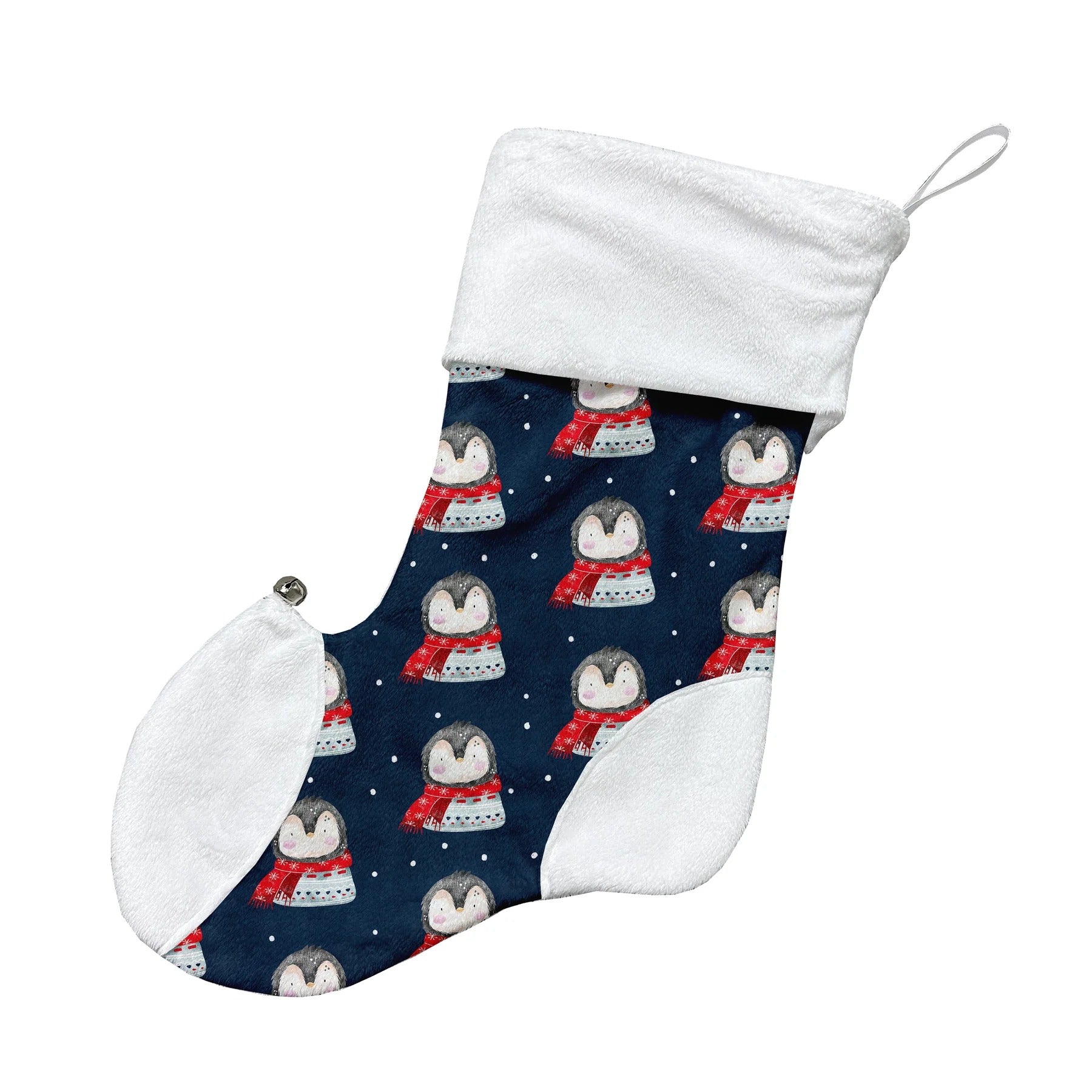 Bas de noël personnalisables - Manchots