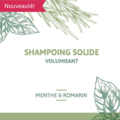 Shampoing solide - Volumisant menthe & Romarin