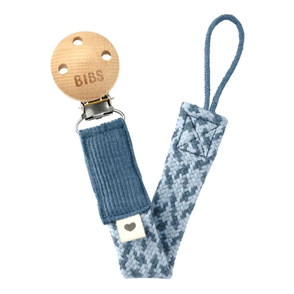 Attache suce -BIBS Paci Braid Petrol