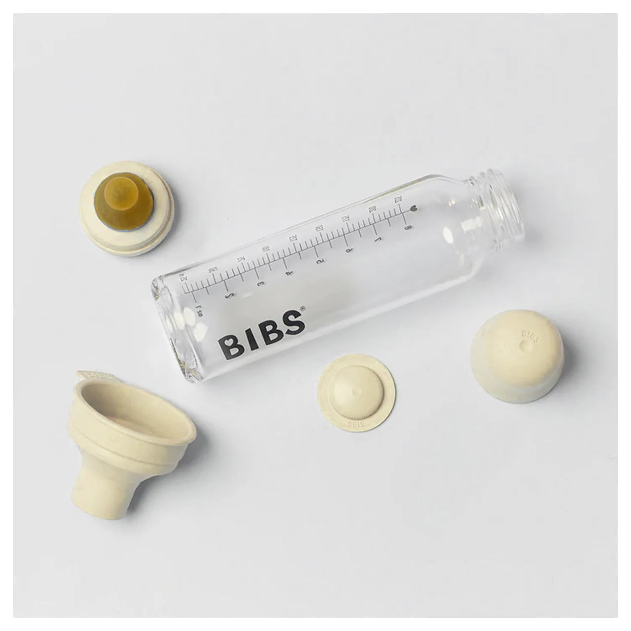 Biberon en verre pour bébé Latex 225 ml - Ivoire