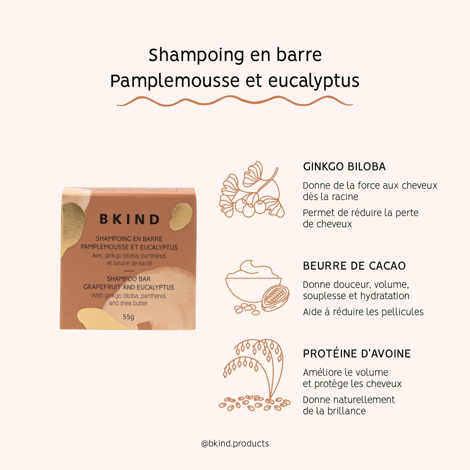 Shampoing en barre - Cheveux normaux et/ou à tendance grasse