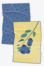 Linges à vaisselle - Les bleuets (Lot de 2)