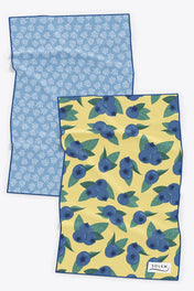 Linges à vaisselle - Les bleuets (Lot de 2)
