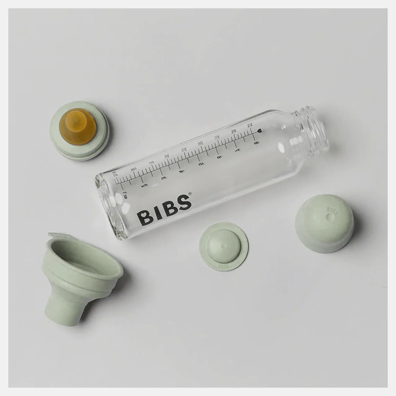 Biberon en verre pour bébé Latex 225 ml - Sauge
