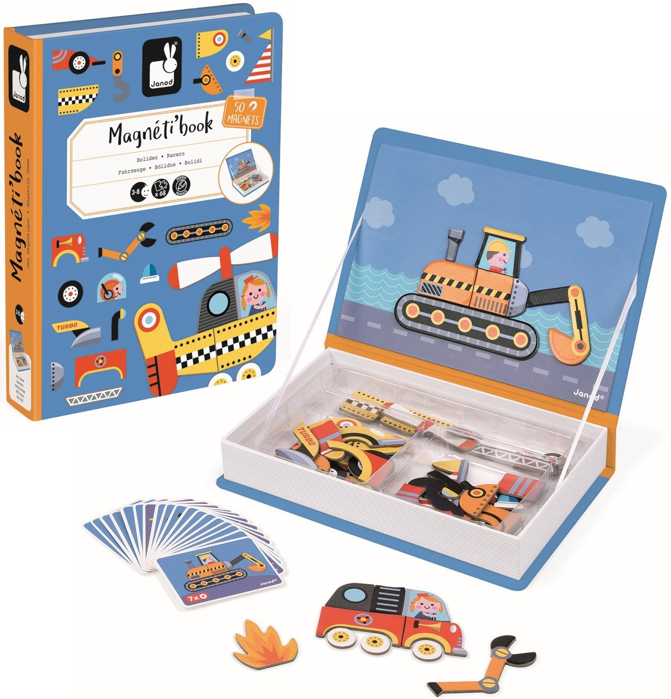 Jeu Magnétibook - Bolides