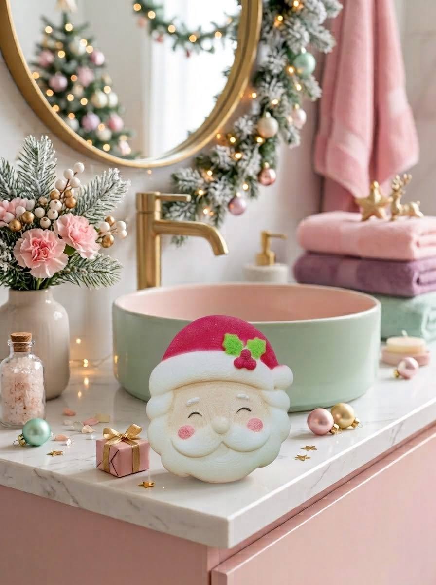 Bombe de bain Père Noël