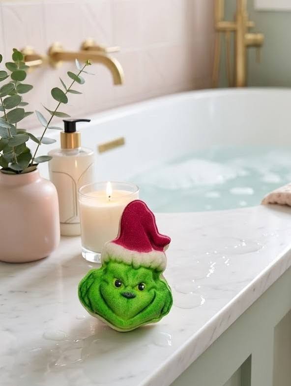 Bombe de bain Grinch