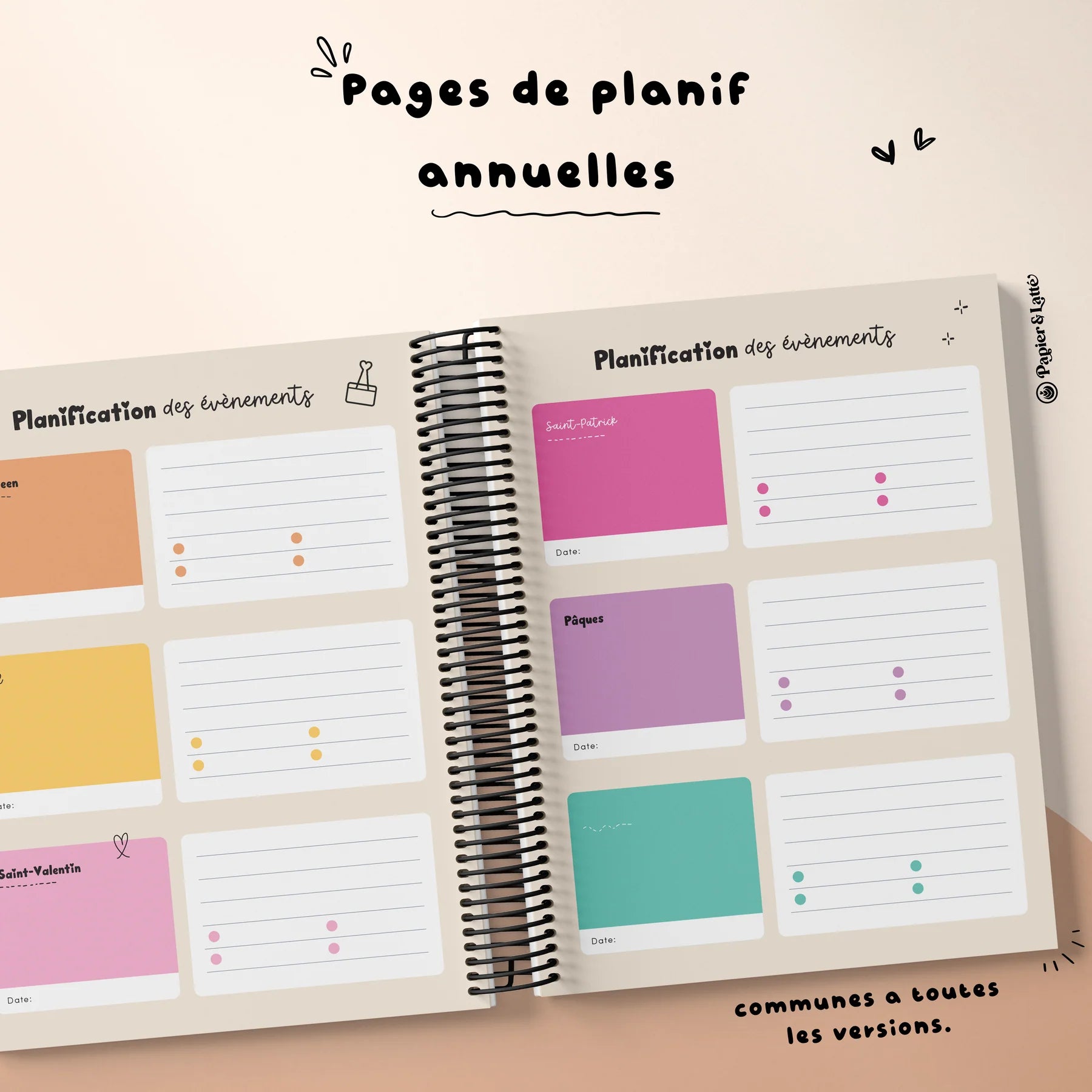 Planificateur pour enseignant 2026-2027 ( 4 périodes 2 Am- 2 Pm)