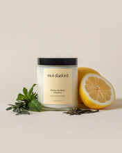 Bougie de soja - Citron, thé blanc & herbes