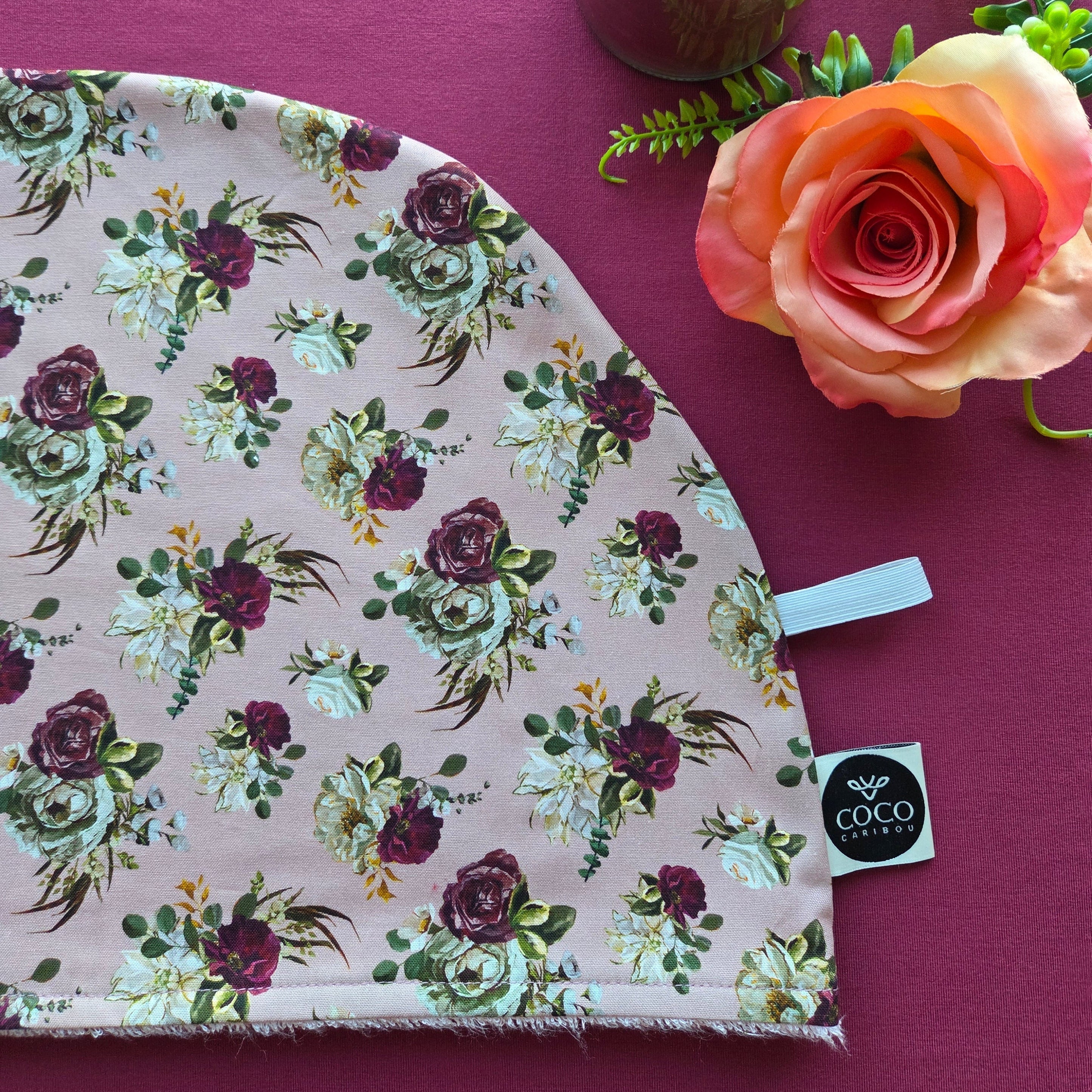 Serviette pour cheveux - Romance rose
