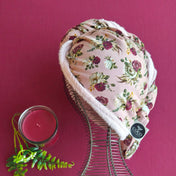 Serviette pour cheveux - Romance rose