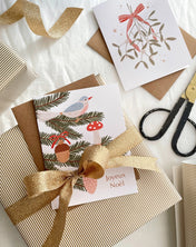 Carte de voeux - Ornements "Joyeux Noël"