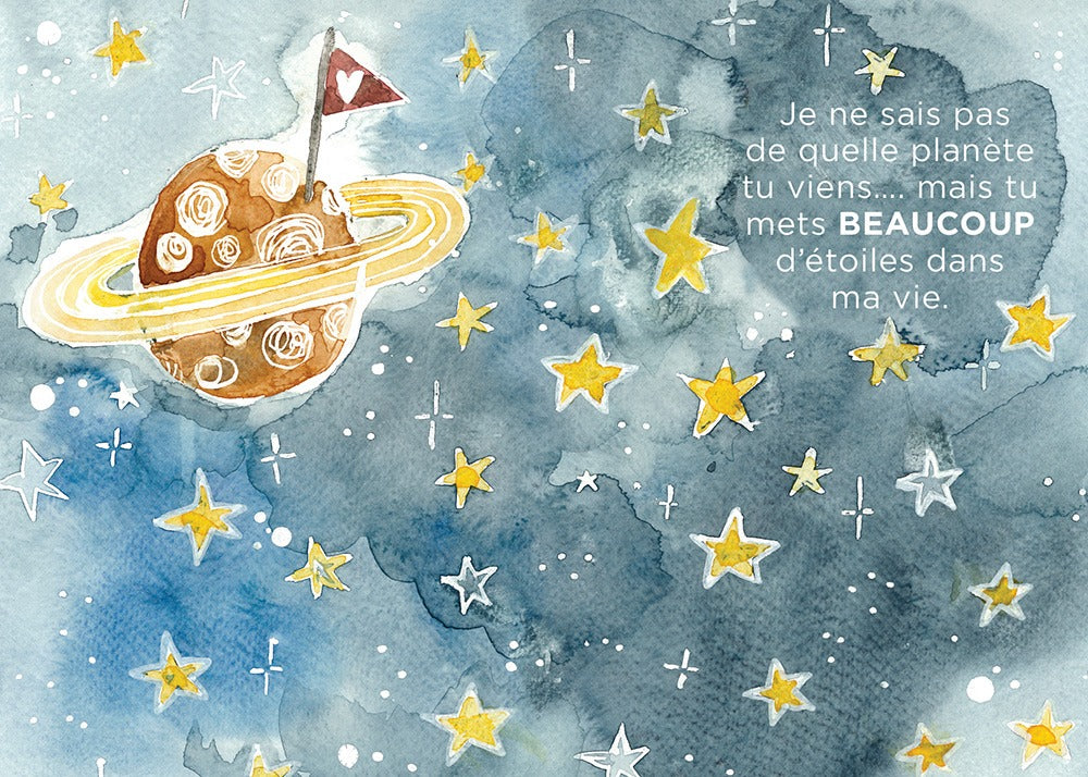 Carte de souhaits - Étoiles dans ma vie