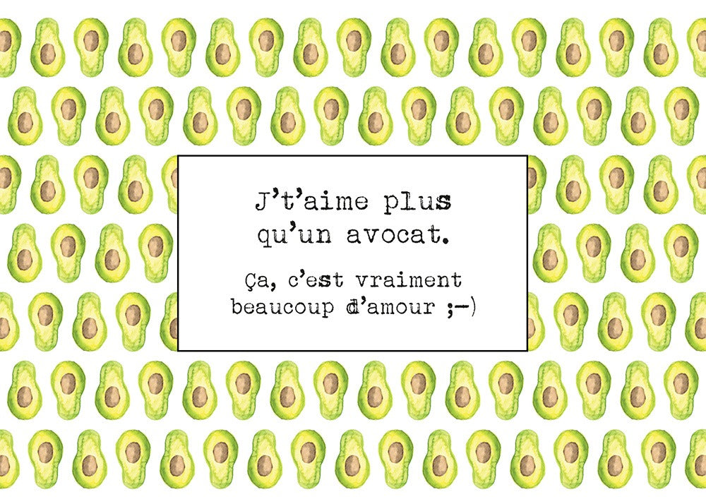 Carte de souhaits - Je t'aime