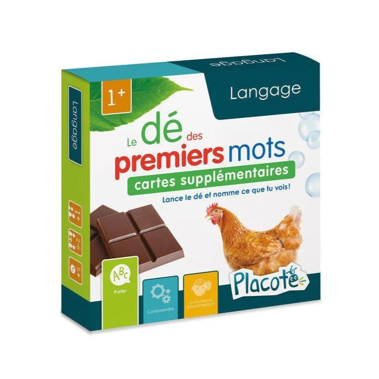 Le dé des premiers mots - Cartes supplémentaires