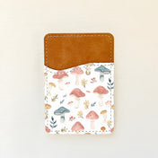 Porte-cartes en cuir à motif