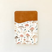 Porte-cartes en cuir à motif