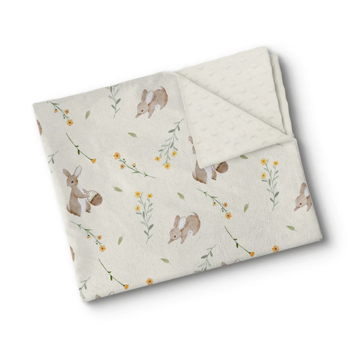 Couverture en minky -  Chasse au jasmin