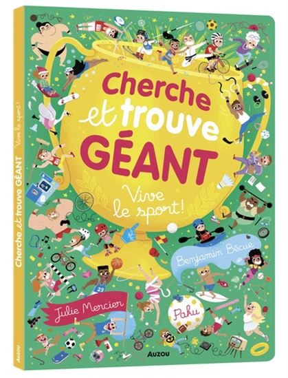Livre -  Cherche et trouve Vive le sport !