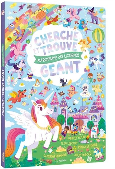 Livre -  Cherche et trouve Au royaume des licornes