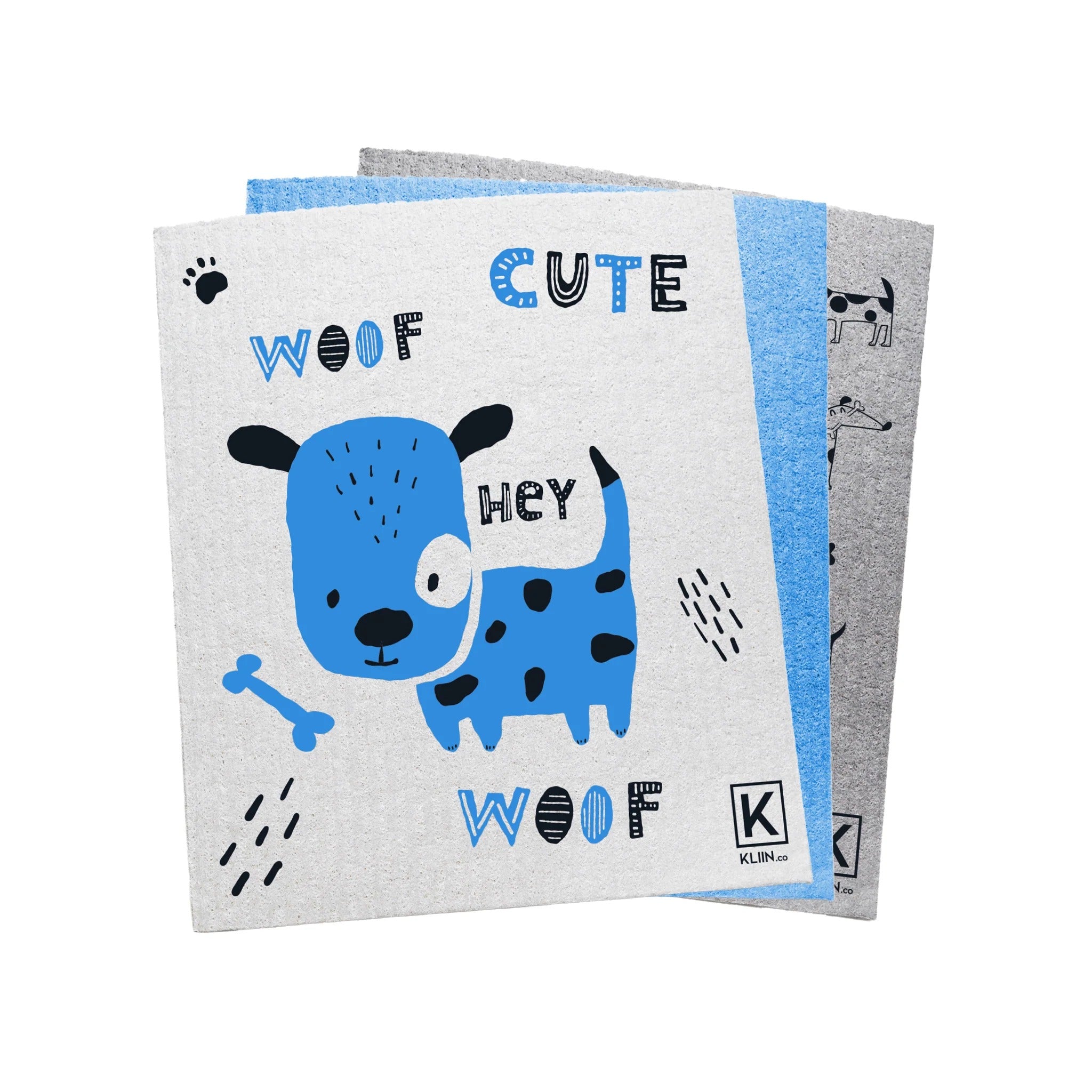 Combo petit - Chiens bleu