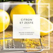 Bruine d'ambiance -  Citron et zeste