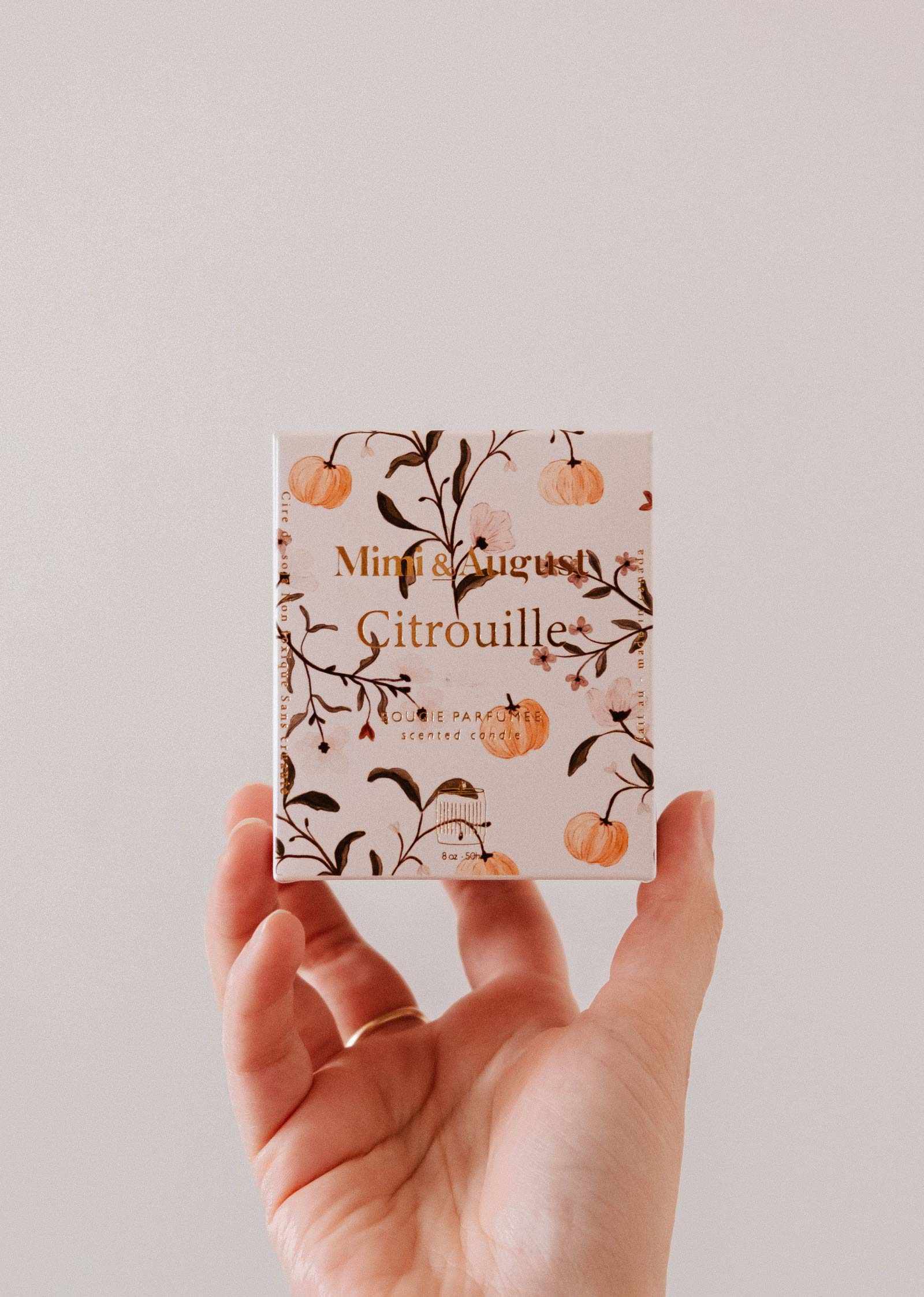 Bougie de Soya 8 oz - Citrouille
