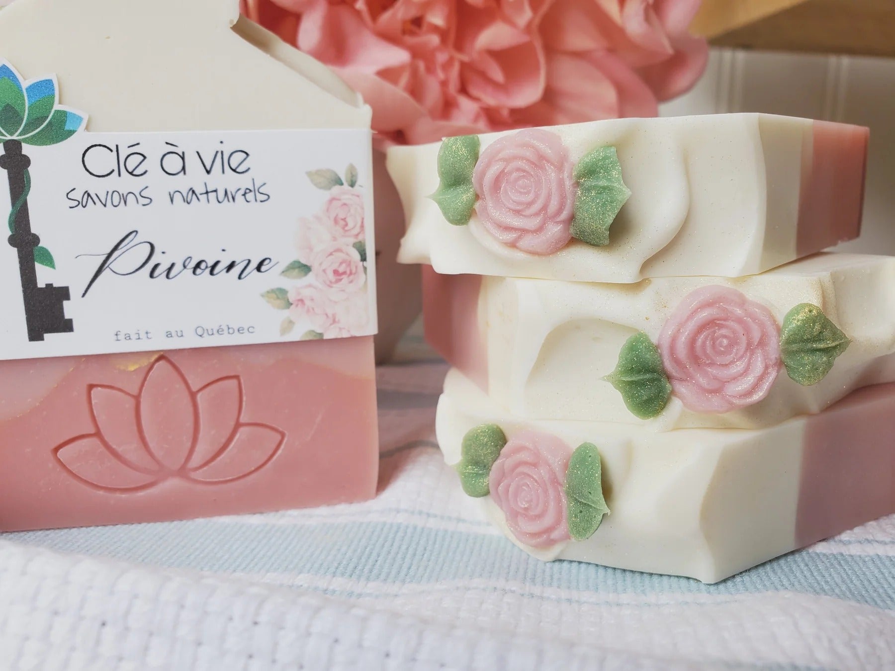 Savon - Pivoine