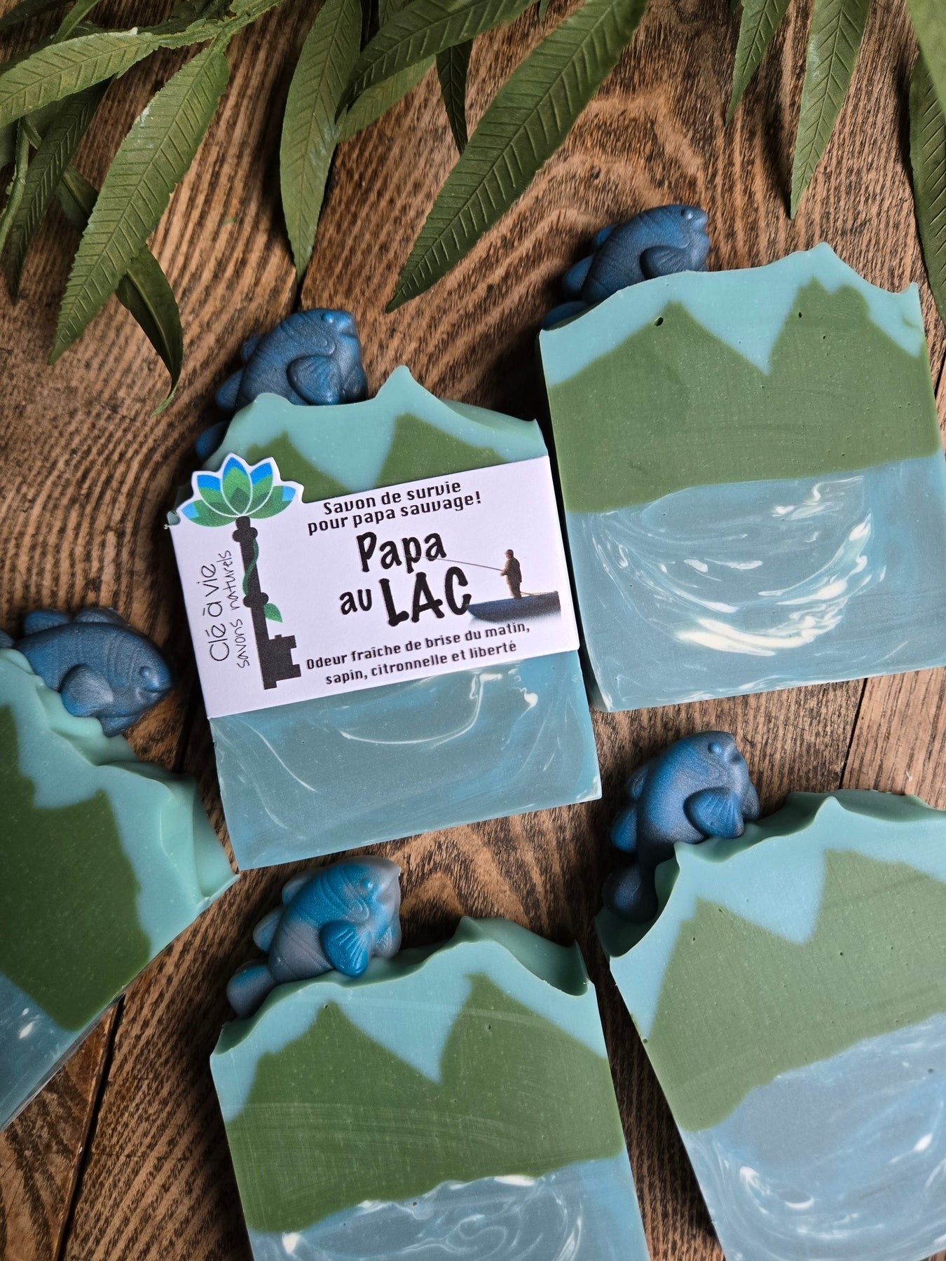 Savon - Papa au lac
