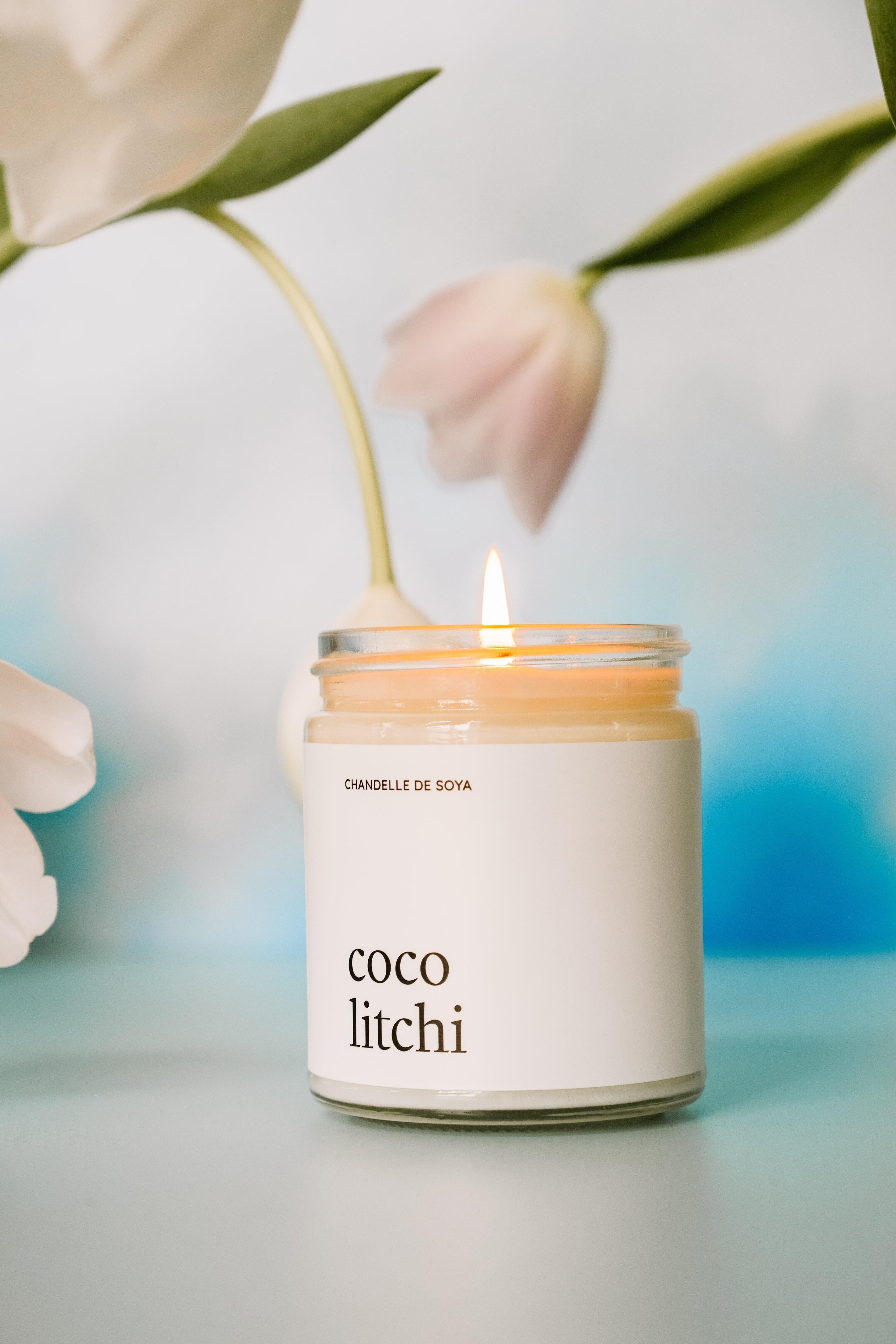 Chandelle de soya - Coco litchi