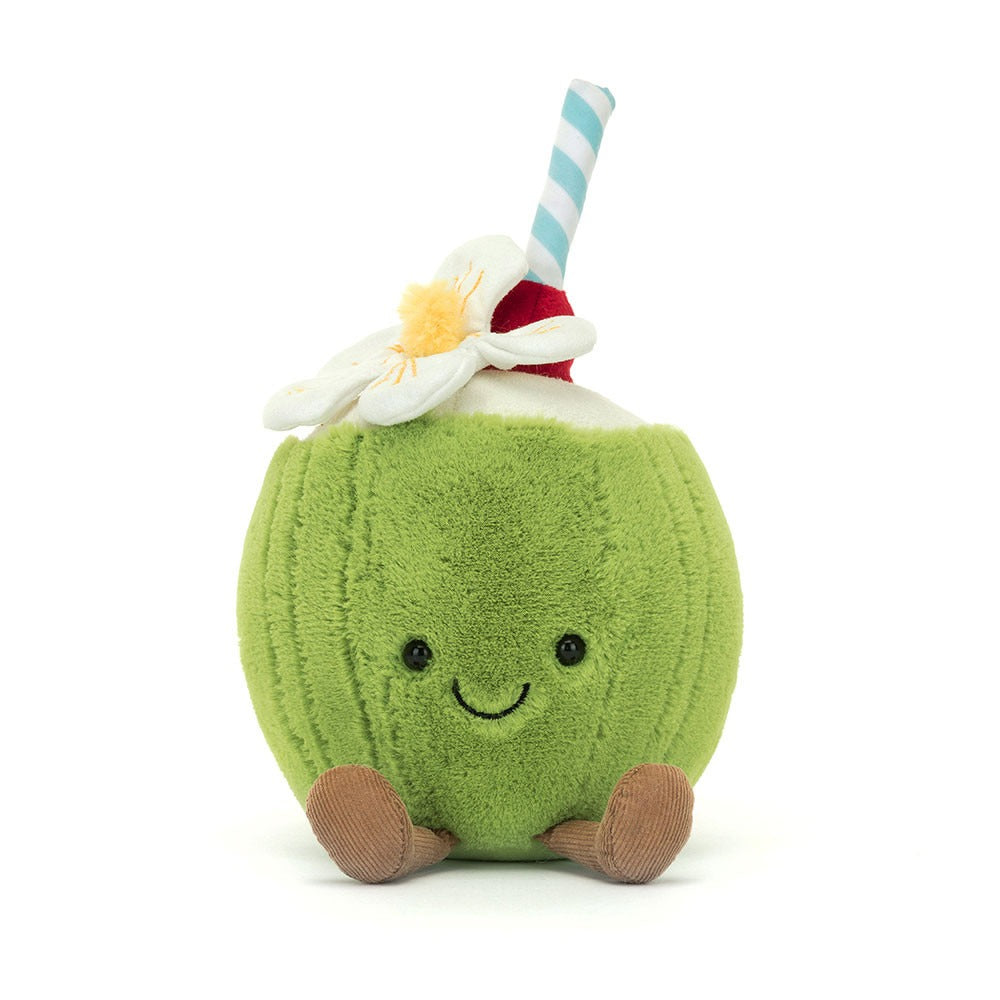 Peluche Jellycat - Amuseables noix de coco Aruba