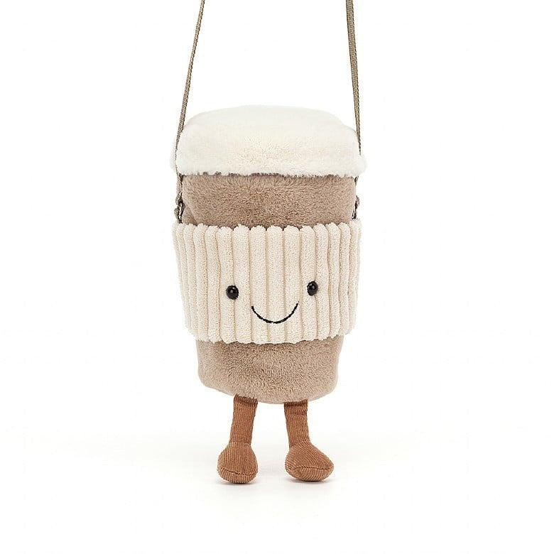 Peluche - Sac à mains café à emporter
