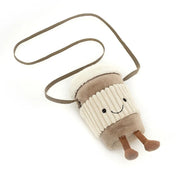 Peluche - Sac à mains café à emporter