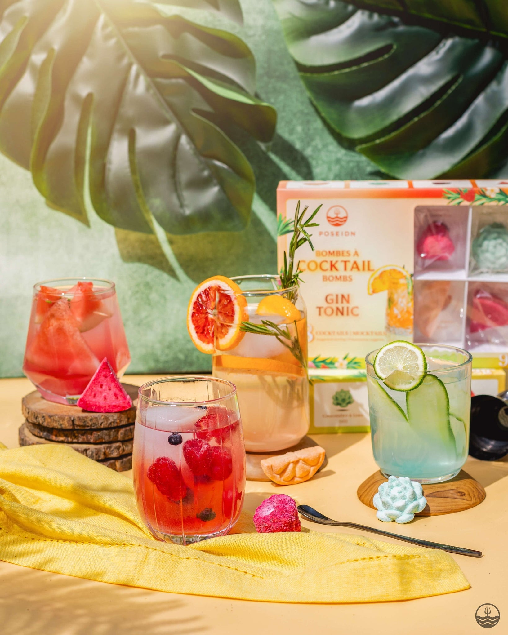 Bombes à cocktail - Coffret variété de gin