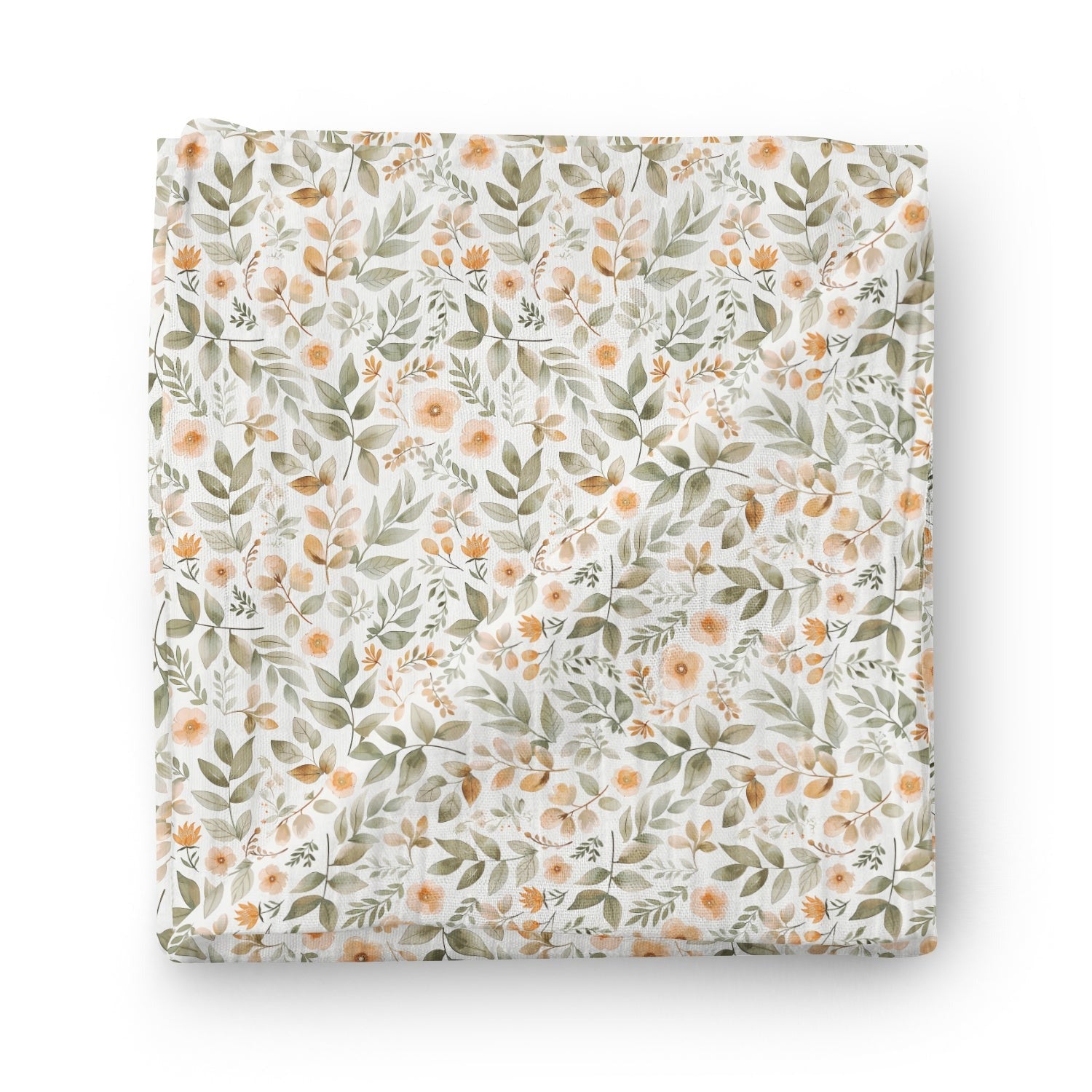 Couverture mousseline de bambou - Feuillage d'autonme