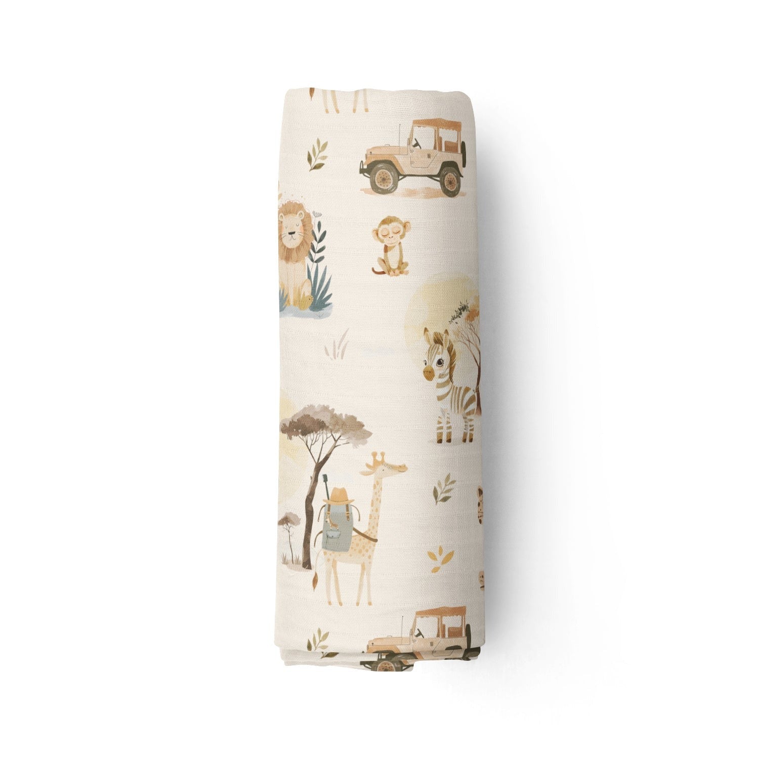 Couverture mousseline de bambou - Destination Afrique