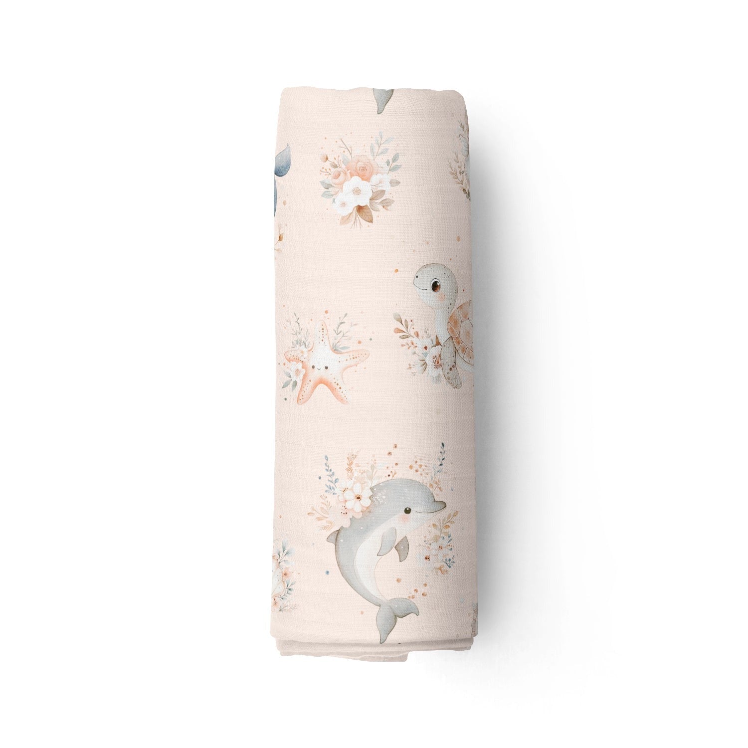 Couverture mousseline de bambou - Amis de l'océan