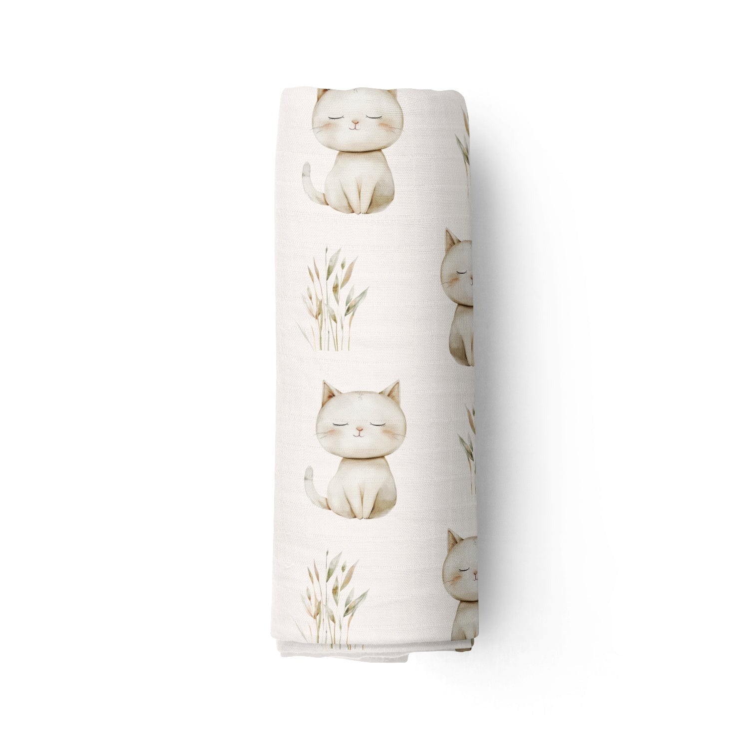 Mousseline de bambou - Chaton-ron-ron