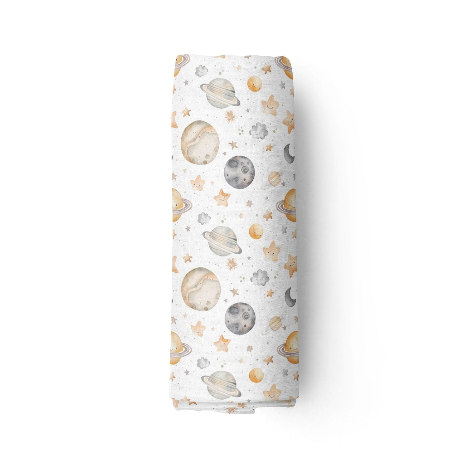 Couverture mousseline de bambou - Voyage dans l'espace