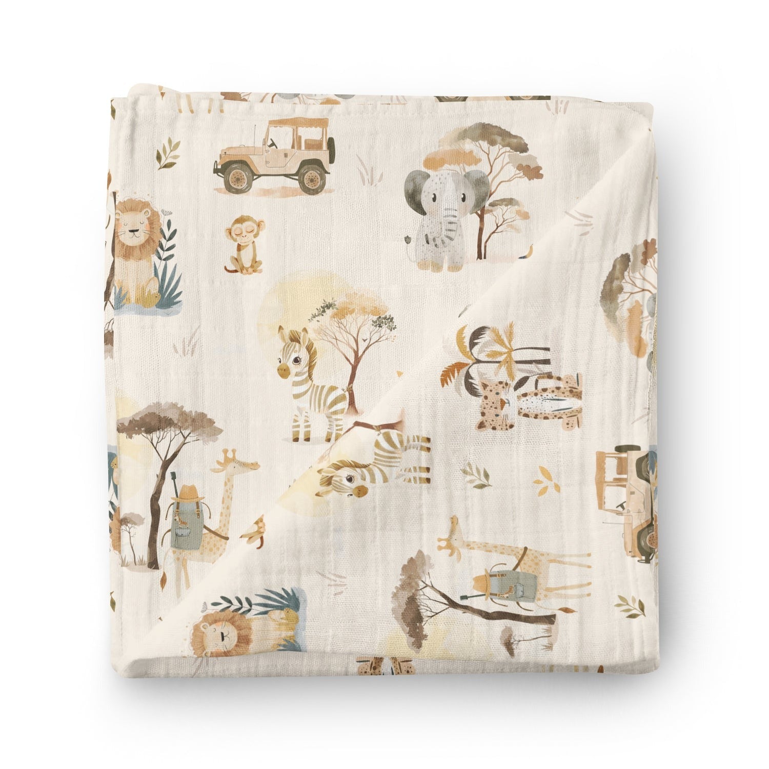 Couverture mousseline de bambou - Destination Afrique